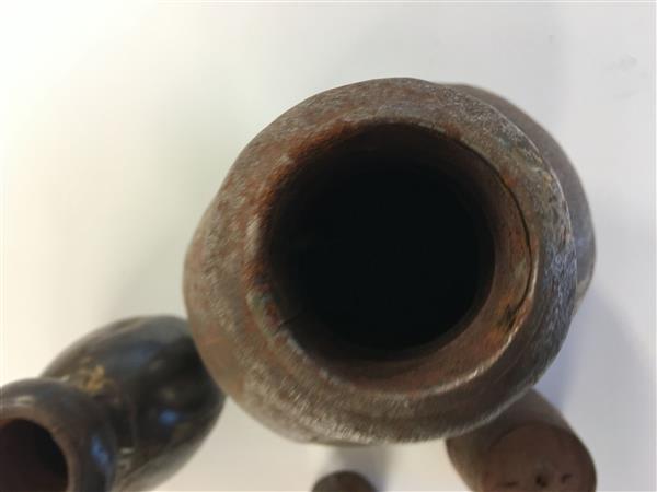 Grote foto set van 2 originele kruikjes uit indonesi huis en inrichting woningdecoratie