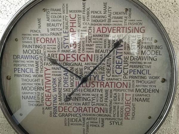 Grote foto design klok als zakhorloge model huis en inrichting overige