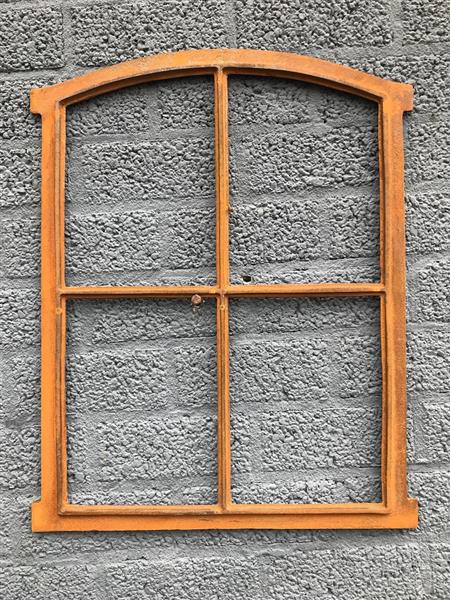 Grote foto stalraam rost 47.5 x 63 cm gietijzer tuin en terras tuindecoratie