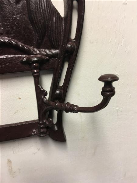 Grote foto wandkapstok paard gietijzer 3 haken mooi huis en inrichting woningdecoratie