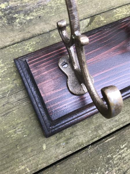 Grote foto kapstok houten kast kapstokken in antiek messing huis en inrichting woningdecoratie