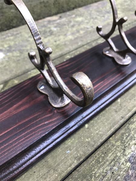 Grote foto kapstok houten kast kapstokken in antiek messing huis en inrichting woningdecoratie