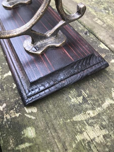 Grote foto kapstok houten kast kapstokken in antiek messing huis en inrichting woningdecoratie