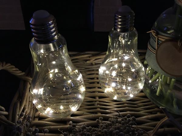 Grote foto led gloeilamp glas staand model prachtig sfeervol huis en inrichting overige