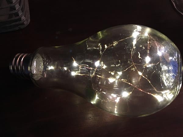 Grote foto led gloeilamp glas staand model prachtig sfeervol huis en inrichting overige