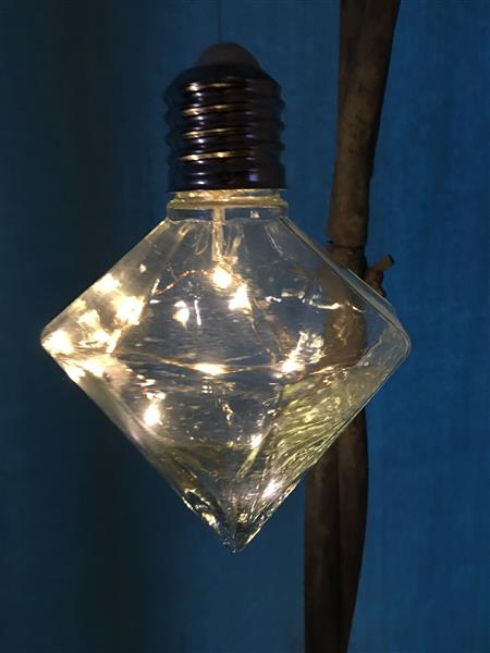 Grote foto led hanglamp glas hangend model prachtig sfeervol huis en inrichting overige