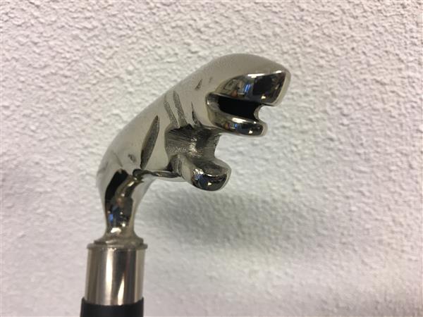 Grote foto 1 wandelstok met metaal nikkelen jaguar kleding dames sieraden