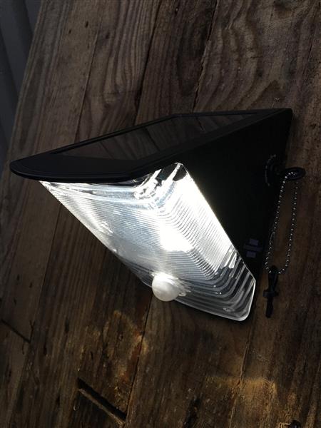 Grote foto mooie wandlamp led solar verlichting bewegingsmelder. huis en inrichting overige