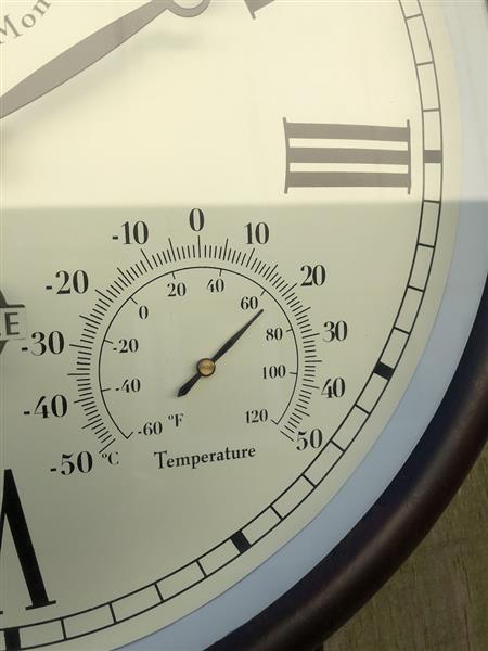 Grote foto stationsklok outdoor tuin klok met thermometer hydrometer fraai huis en inrichting overige