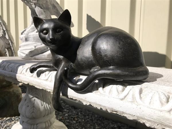 Grote foto 1 sculptuur liggende kat uit polystein mooi huis en inrichting woningdecoratie