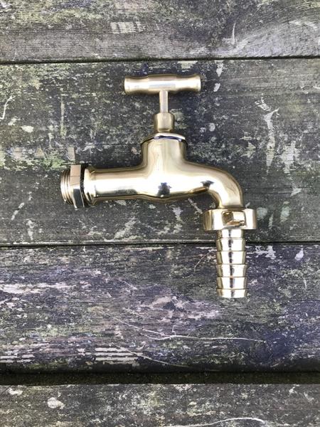 Grote foto waterkraan voor tuin fonteinen messing tuin en terras overige tuin en terras