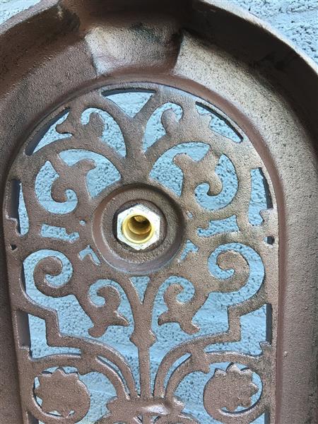 Grote foto tuin fontein aluminium bruin tuin en terras overige tuin en terras