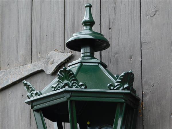 Grote foto buitenlamp 50 cm zwart of groen alu met fitting en glas huis en inrichting overige