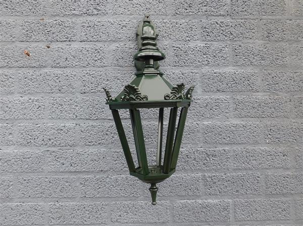 Grote foto exterieur licht gouda keramische fitting en glas gegoten aluminium tl40 groen zwart huis en inrichting overige
