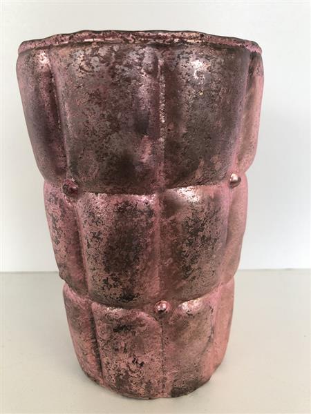 Grote foto kandelaar windlicht kaarsen glas pink sfeervol. huis en inrichting woningdecoratie