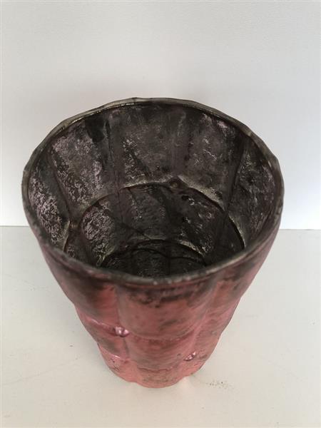 Grote foto kandelaar windlicht kaarsen glas pink sfeervol. huis en inrichting woningdecoratie