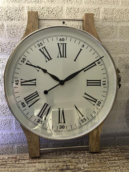 Grote foto prachtig fors wand horloge portugieser zeer stijlvol huis en inrichting overige