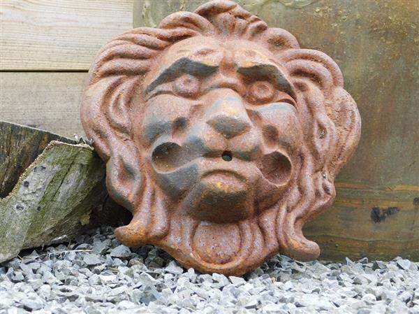 Grote foto waterspuwer gietijzer leeuw xl tuin en terras overige tuin en terras