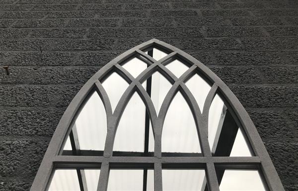 Grote foto grote kerkraam spiegel metalen rand 140 cm x 40 cm huis en inrichting overige