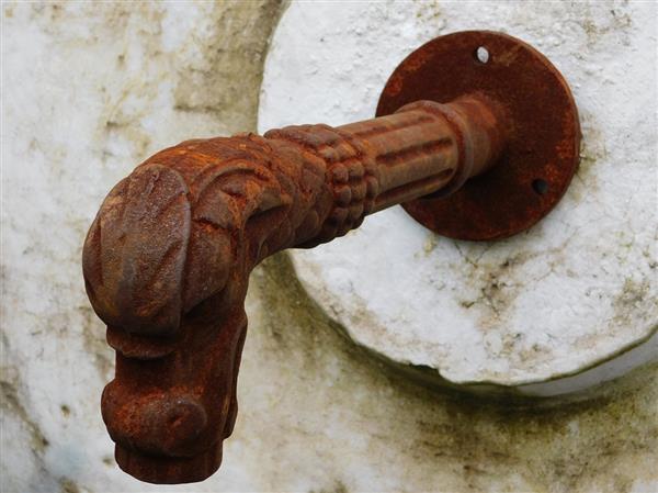 Grote foto wateruitloop fontein uitloop mythisch wezen waterspuwer als wateruitloop tuin en terras overige tuin en terras