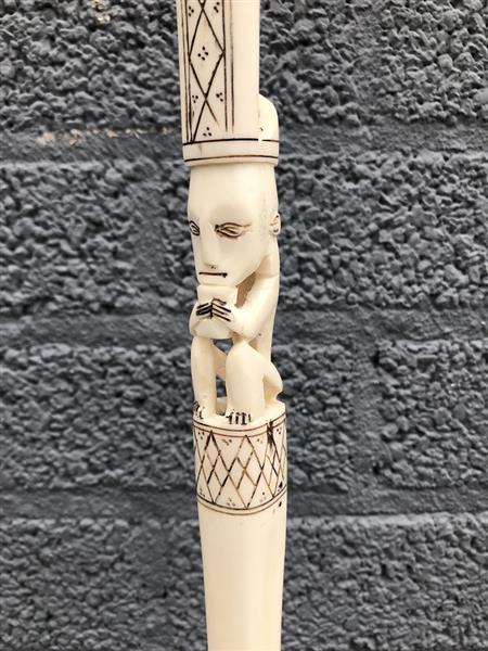 Grote foto indonesische batak spook unieke decoratie ivoor look huis en inrichting woningdecoratie