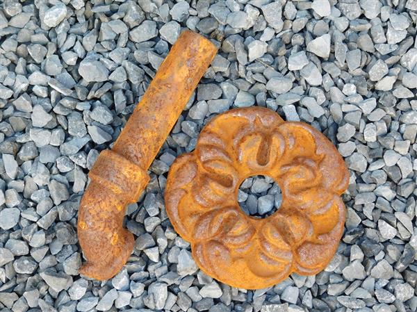 Grote foto waterspuwer voor de tuin fonteinen rozenblad cast iron. tuin en terras overige tuin en terras