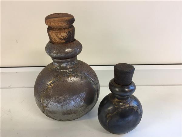 Grote foto set van 2 originele kruikjes uit indonesi huis en inrichting woningdecoratie