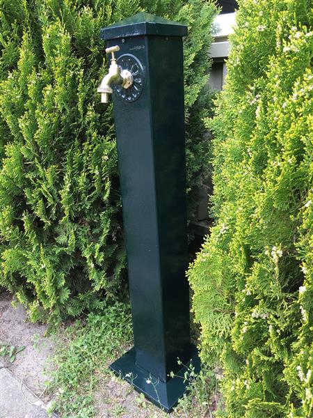 Grote foto staande waterkraan aluminium donkergroen tuin en terras overige tuin en terras