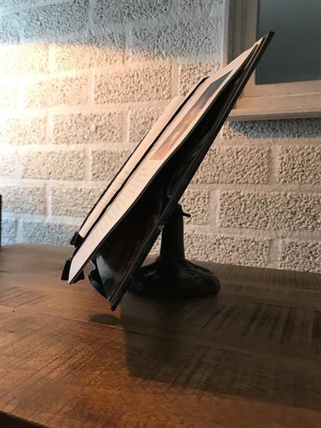 Grote foto verstelbare boekenstandaard kookboek standaard huis en inrichting woningdecoratie