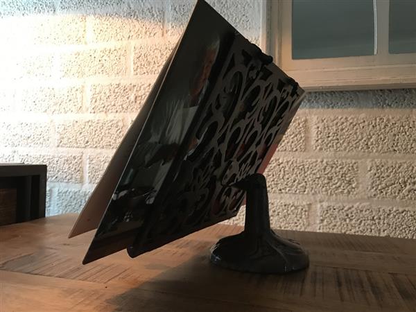 Grote foto verstelbare boekenstandaard kookboek standaard huis en inrichting woningdecoratie