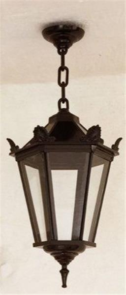 Grote foto prachtige nostalgische hanglamp alu donkergroen. huis en inrichting overige