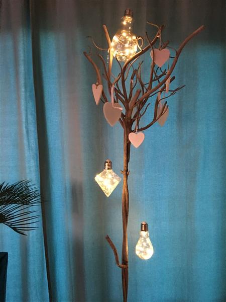 Grote foto led hanglamp glas hangend model prachtig sfeervol huis en inrichting overige