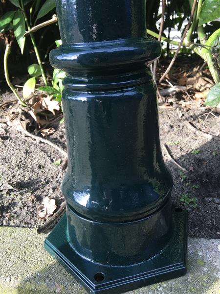 Grote foto 1 kraan als een staande fontein aluminium groen incl. messing kraan laatste tuin en terras overige tuin en terras