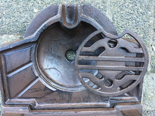 Grote foto tuin fontein gietijzer bruin tuin en terras overige tuin en terras