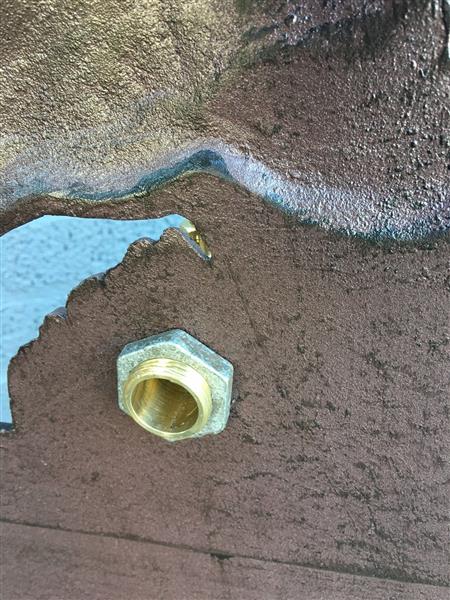 Grote foto tuin fontein gietijzer bruin tuin en terras overige tuin en terras