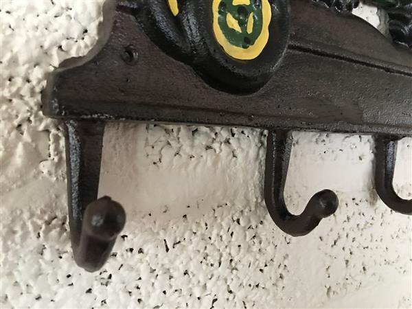 Grote foto boerendesign kapstok met landbouwtrekker john deere huis en inrichting woningdecoratie