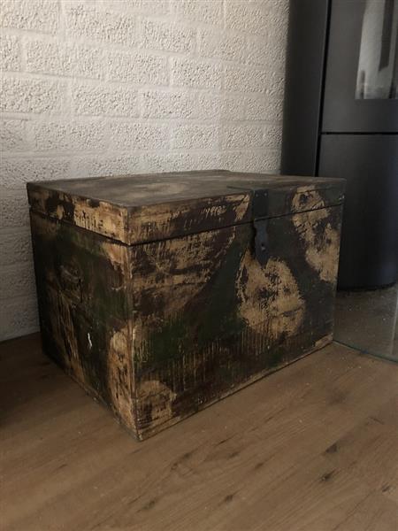 Grote foto prachtige massief hardhouten kist yamaica met mooi beslag. huis en inrichting woningdecoratie