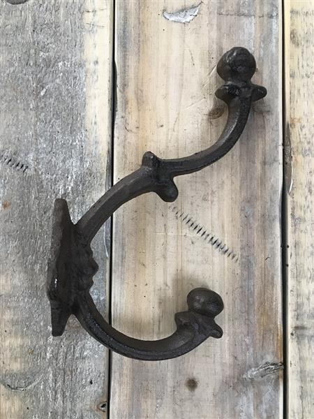 Grote foto wandhaak bruin ijzer huis en inrichting woningdecoratie