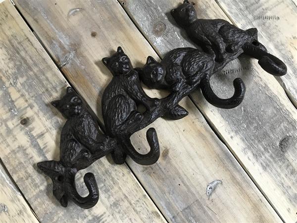 Grote foto katten kapstok haken voor jassen vestiaire garderobe kapstokhaken huis en inrichting woningdecoratie