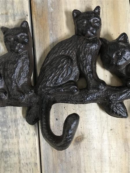 Grote foto katten kapstok haken voor jassen vestiaire garderobe kapstokhaken huis en inrichting woningdecoratie