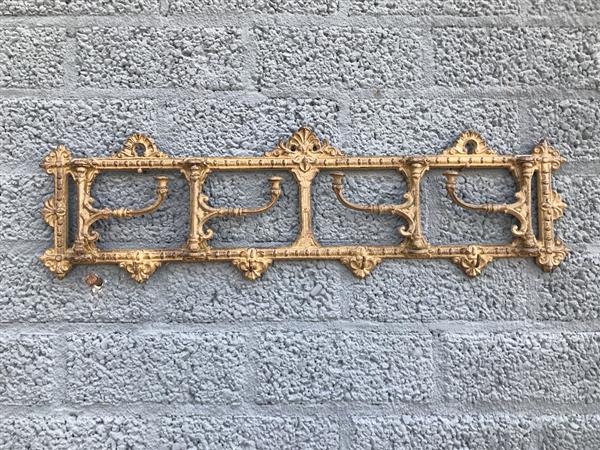 Grote foto rustieke garderobe ponderosa kapstok of handdoekrek ijzer bruin huis en inrichting woningdecoratie