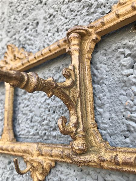 Grote foto rustieke garderobe ponderosa kapstok of handdoekrek ijzer bruin huis en inrichting woningdecoratie