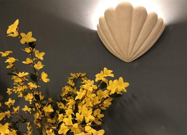 Grote foto wandlamp terracotta steen wit huis en inrichting overige