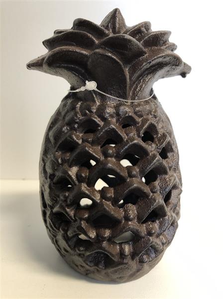 Grote foto gietijzeren lantaarn in de vorm van een ananas sfeervolle verlichting. huis en inrichting overige