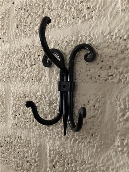 Grote foto kapstok spider smeedijzer zwart huis en inrichting woningdecoratie