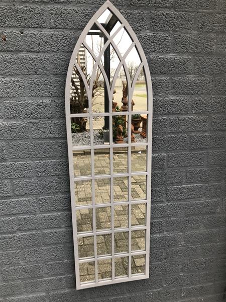 Grote foto grote kerkraam spiegel metalen rand 140 cm x 40 cm huis en inrichting overige