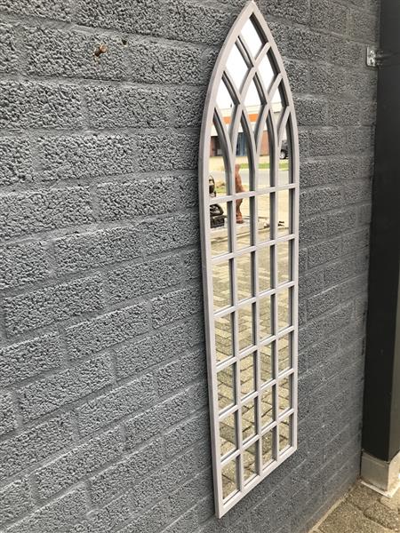 Grote foto grote kerkraam spiegel metalen rand 140 cm x 40 cm huis en inrichting overige