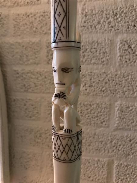 Grote foto indonesische batak spook unieke decoratie ivoor look huis en inrichting woningdecoratie
