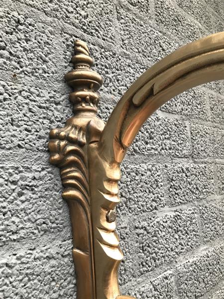 Grote foto nostalgische wandlamp tuinlamp geheel messing gepatineerd koper huis en inrichting overige