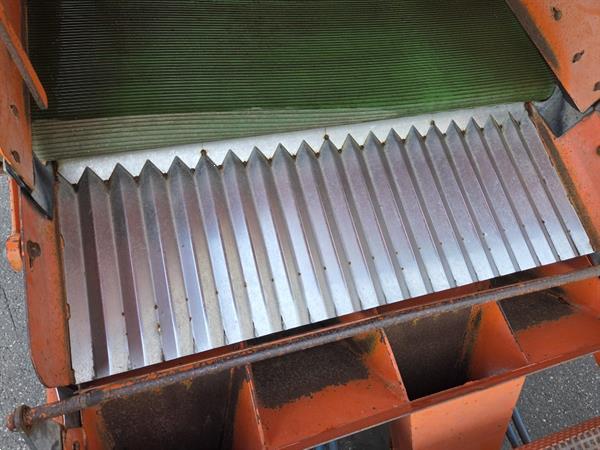Grote foto nobels uien bollen plantmachine 4 rijen voor 120 cm bedden agrarisch zaaimachines